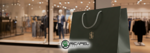 sacola de papel personalizada para o setor da moda
