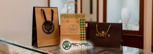 Personalização de sacola kraft para empresas