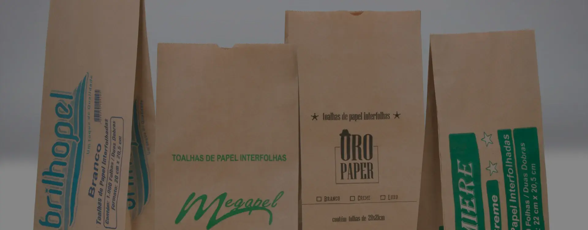 Saco Kraft para delivery