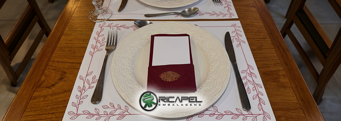 Jogo Americano Personalizado de Papel