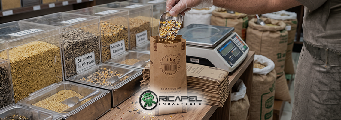 Saco em Papel Kraft